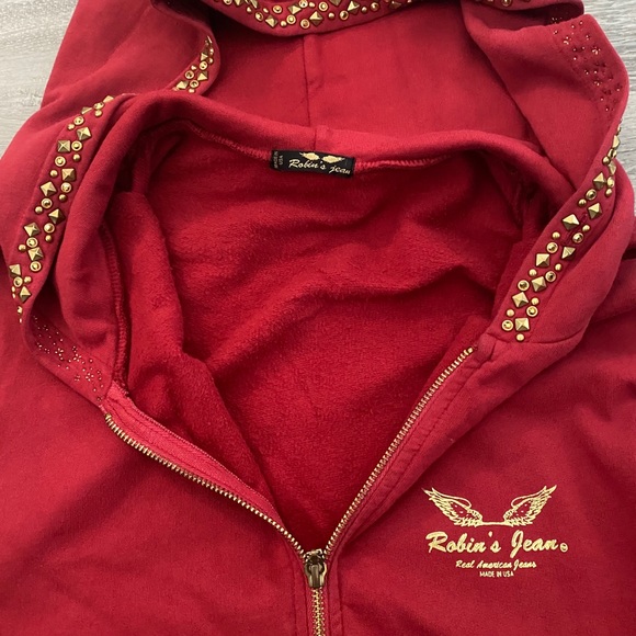 red robin jean jacket